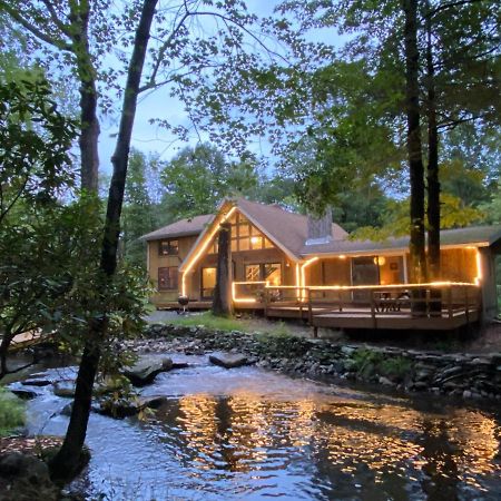 Secluded Chalet On Stream-Mins To Camelback Tannersville Extérieur photo