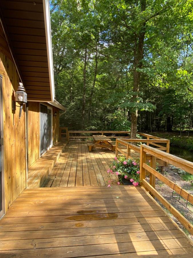 Secluded Chalet On Stream-Mins To Camelback Tannersville Extérieur photo